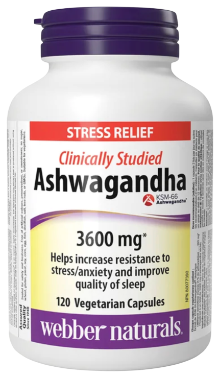 webber naturals 韦博 南非醉茄360mg 120粒