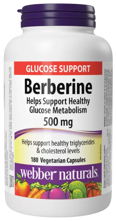 webber naturals 韦博 小檗碱500mg 180粒