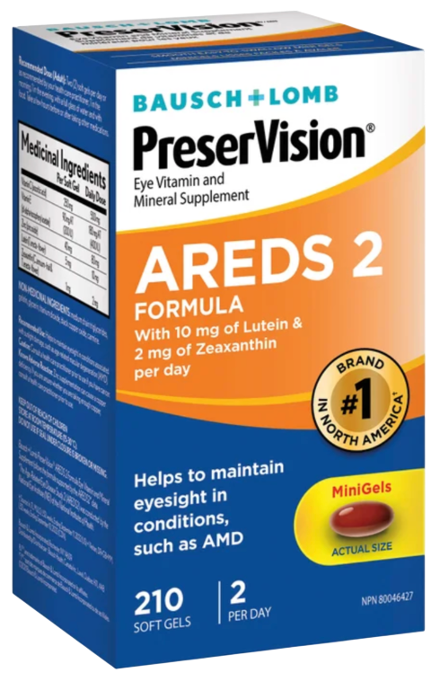PreserVision 博士伦 AREDS2 专业老年护眼胶囊 210粒