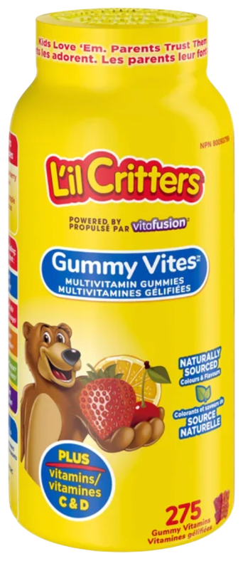 L'il Critters 小熊 儿童复合维生素软糖 275粒