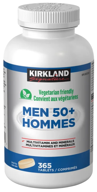 Kirkland Signature 柯克兰 50+男性综合维生素 365粒